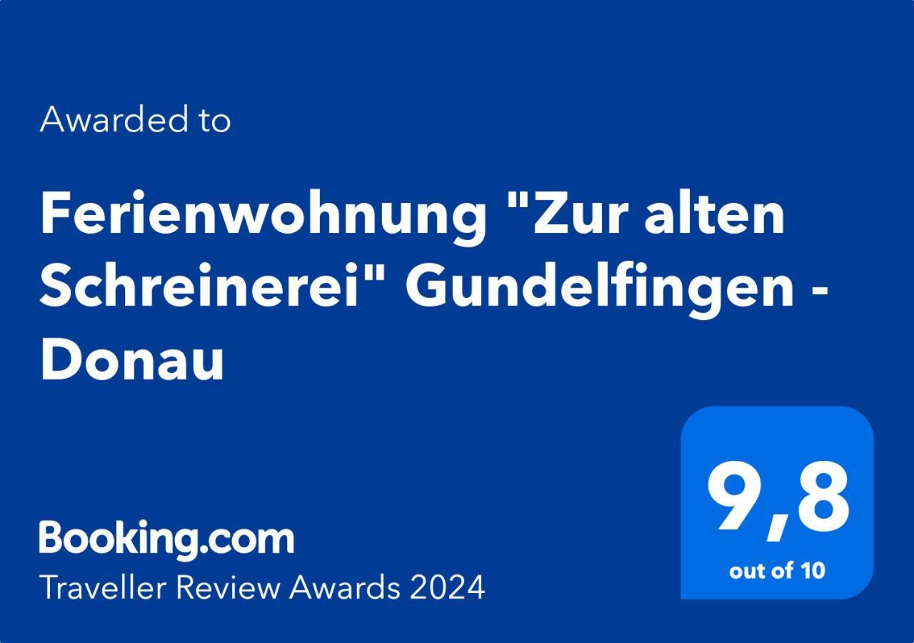 Ferienwohnung "Zur Alten Schreinerei" Gundelfingen - Donau Gundelfingen an der Donau Buitenkant foto